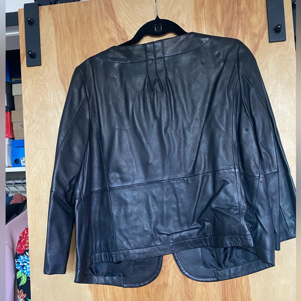 Vintage leather jacket, ladies size 10-12